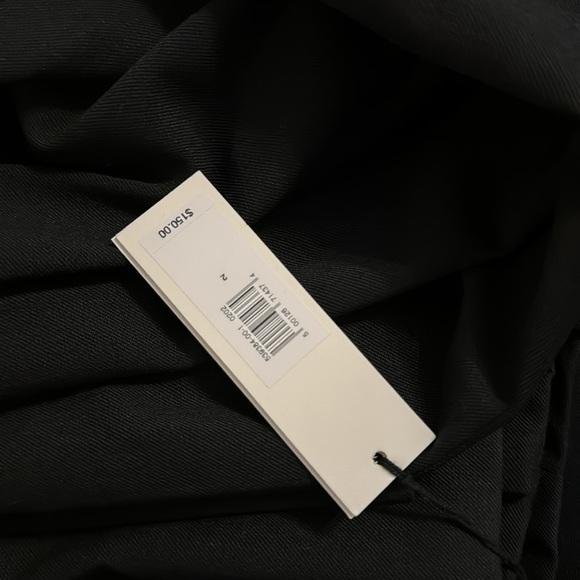 NWT! Black High-Rise Modern Straight Siena Italian Wool Pant - Multiple🤎 - Picture 12 of 16